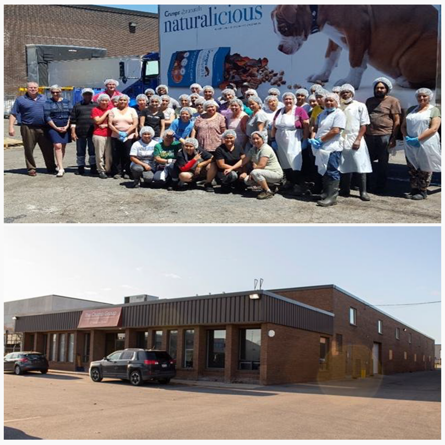 Joe and Margot with the original team at the new Brampton facility 2013